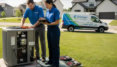 HVAC technician providing professional AC repair service in Cincinnati, OH